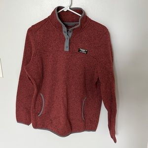 LL Bean Sweater Fleece Pullover Women’s Medium